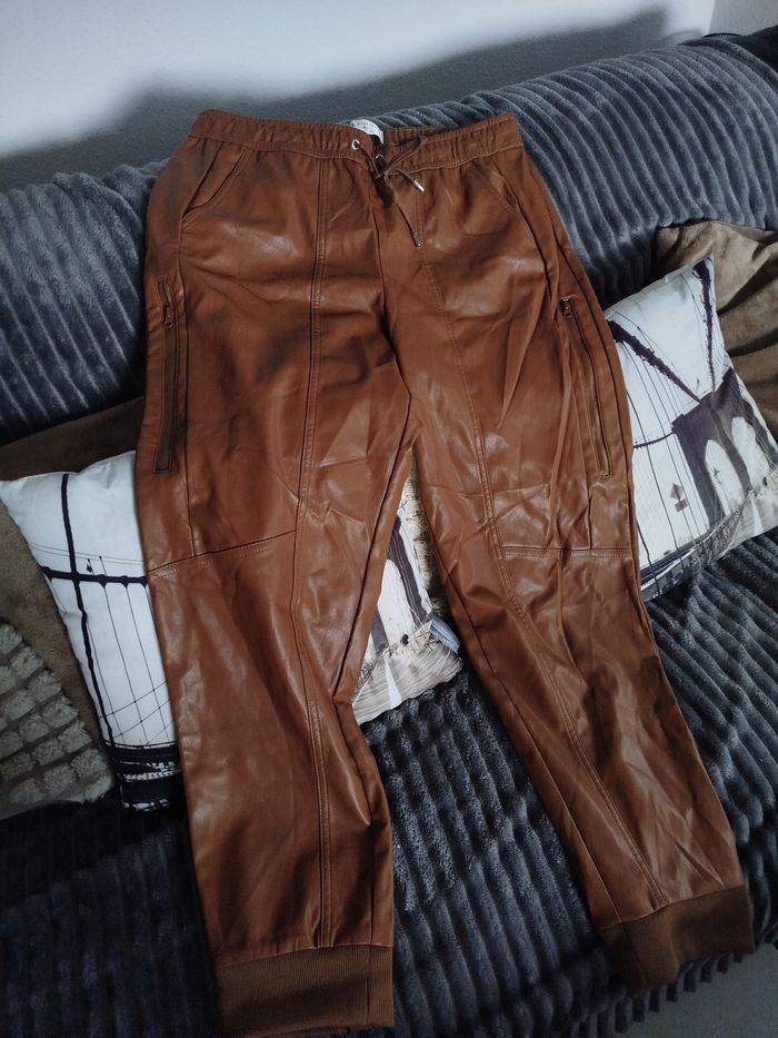 Pantalon simili cuir Rick Cardona New York - photo numéro 5