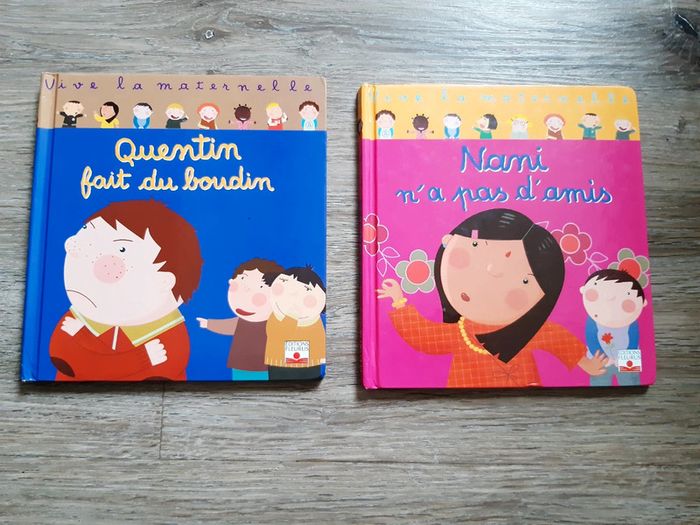 Lot 2 livres Quentin fait du boudin et Nani n'a pas d'amis