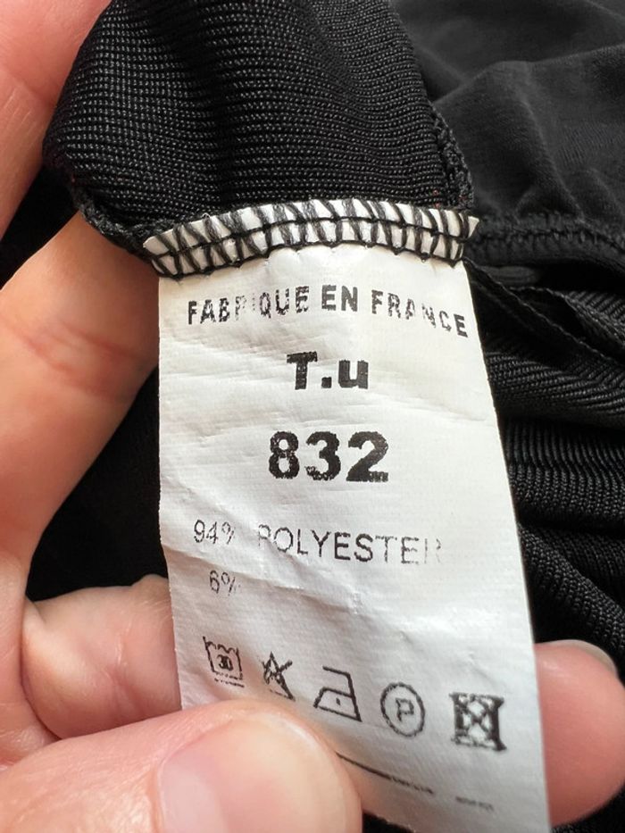Top vintage dos nu pailleté rouge/noir Coquette made in France 🇫🇷 y2k - Taille S/M/L - photo numéro 7