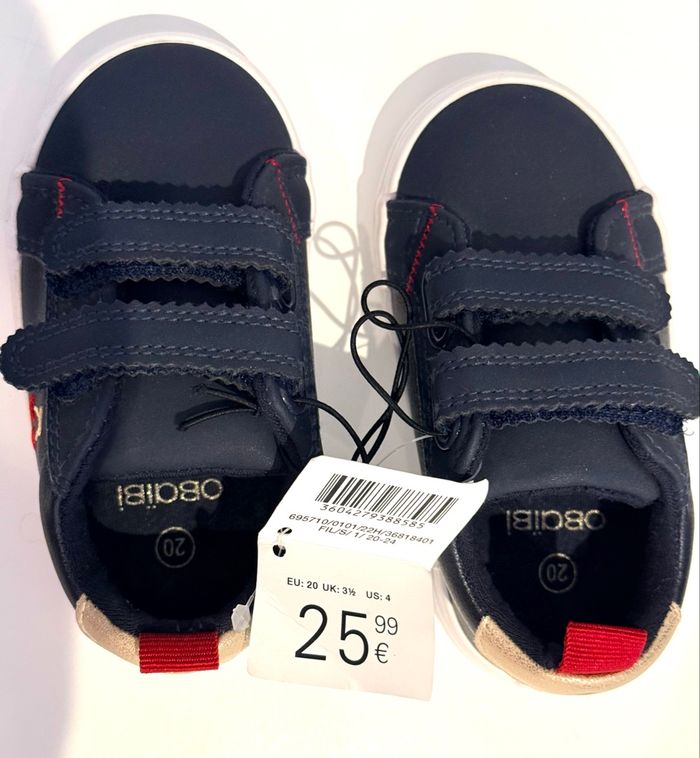 Baskets fille Obaïbi Taille 20 - photo numéro 4