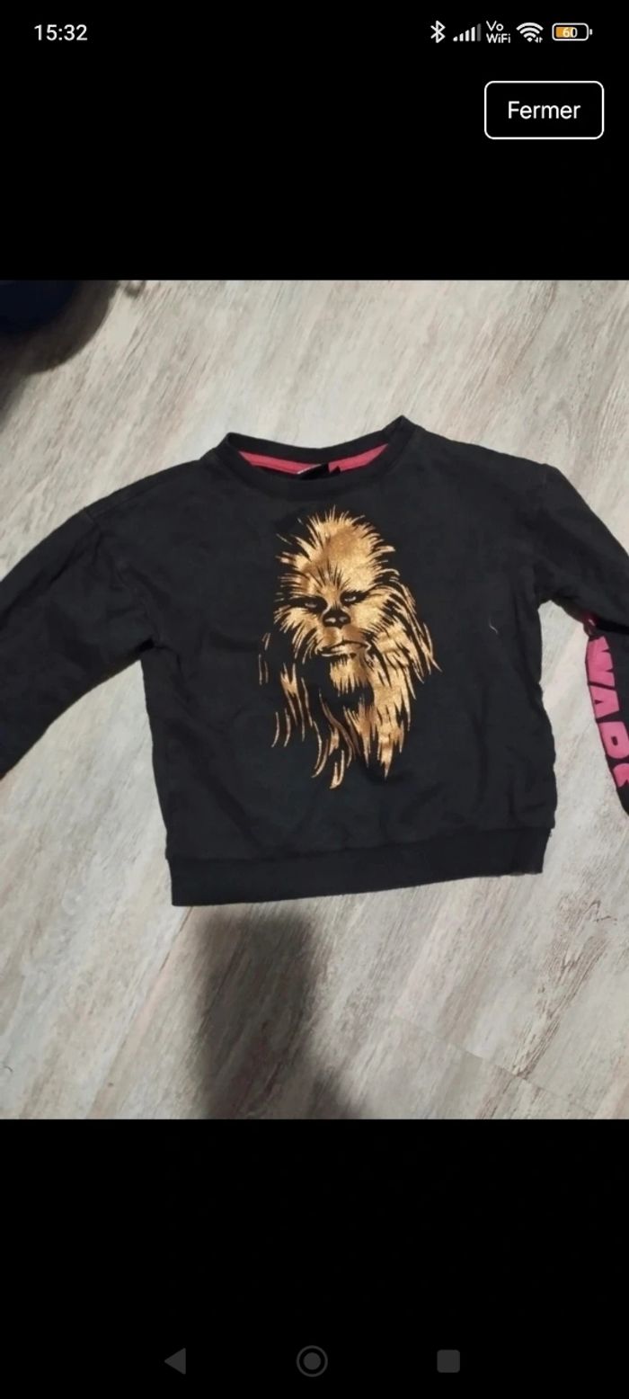 Pull star wars 8 ans