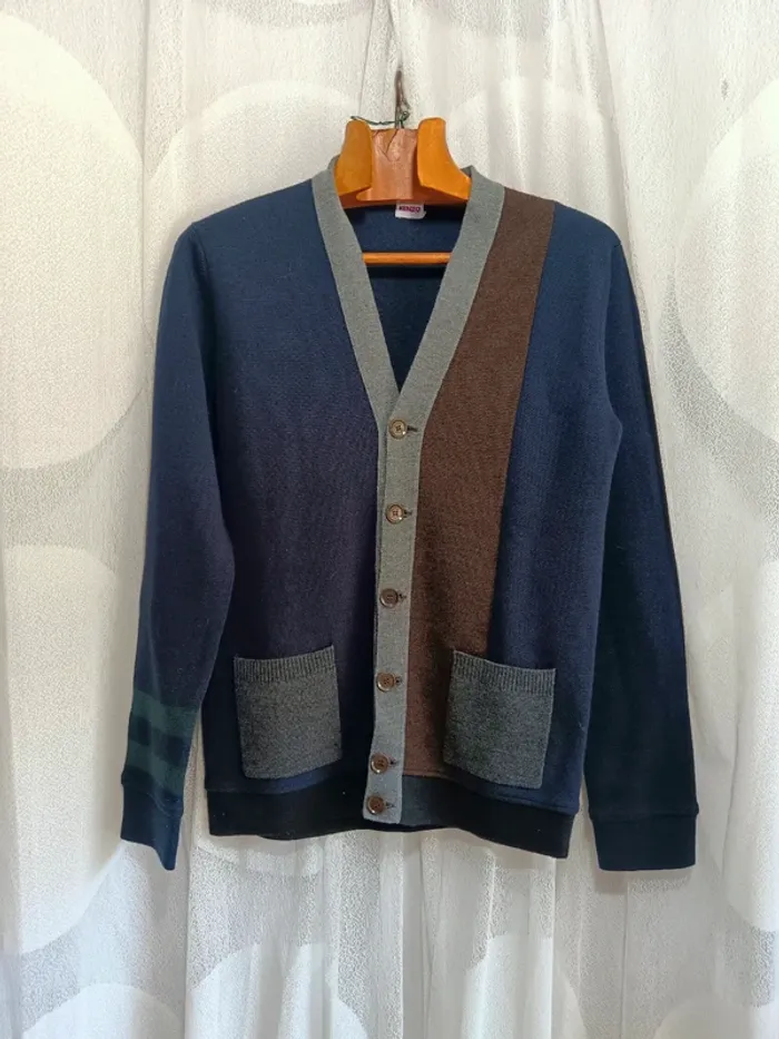 Kenzo "Cardigan structuré en laine" t. L