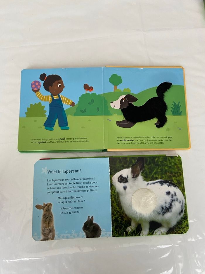 Lot de 4 Livres d’Éveil Bébé à Toucher / Livre Caresses - photo numéro 10