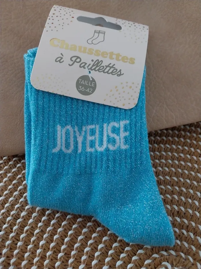 Chaussettes à paillettes Joyeuse