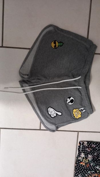 Short gris undiz disney femme xs