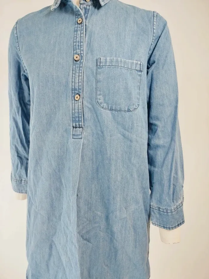 Tunique en jean - Mango taille S A172 - photo numéro 4