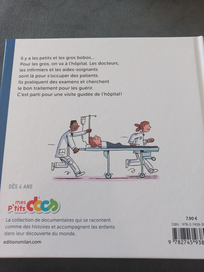 Livre mes p'tits l'hôpital 4/7 ans - photo numéro 2