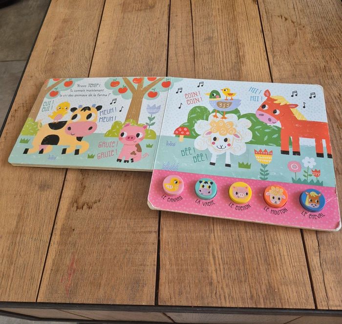 Livre sonore C’est quoi ce bruit ? La ferme / Mon Suishy Sonore / 1,2,3 Soleil 📚🎵 - photo numéro 10