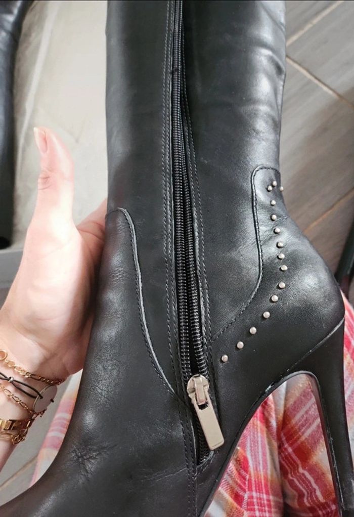 Bottes en cuir minelli - photo numéro 5