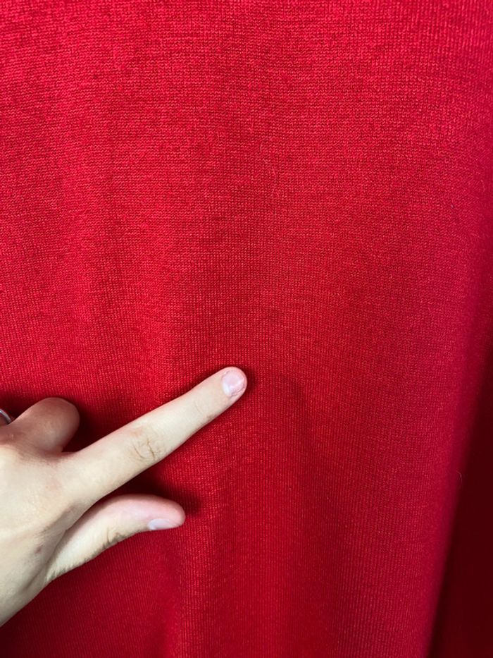 Pull rouge Calvin Klein taille L - photo numéro 5