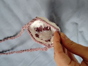 Pochette pour téléphone en crochet 