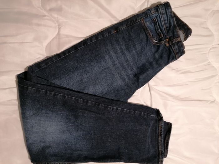 Jean regular stone taille haute 38 - photo numéro 3