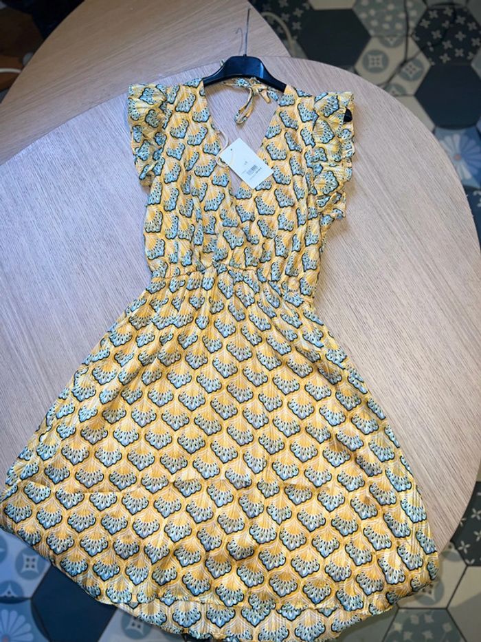 Robe by one neuve étiqueté taille S/M S M 36 38 40 jaune - photo numéro 10