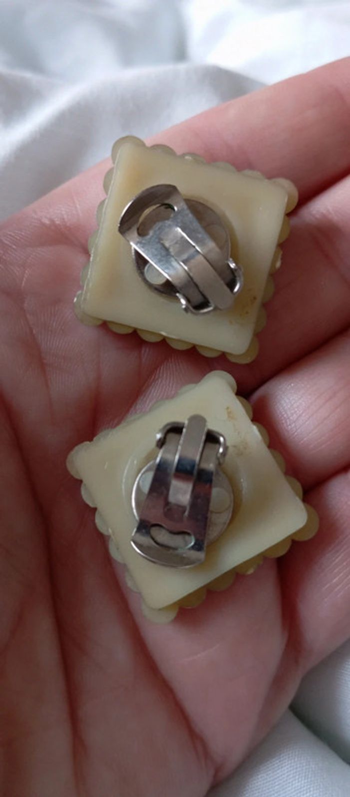 Clips d'oreilles carrés - photo numéro 5