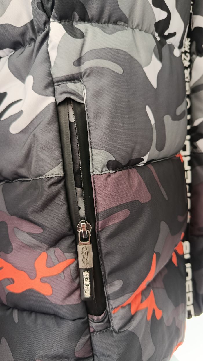 Doudoune Superdry camouflage tricolore - photo numéro 3