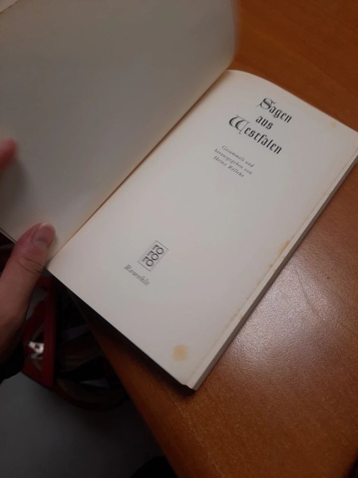 Livre en allemand sagen aus westfalen - photo numéro 8