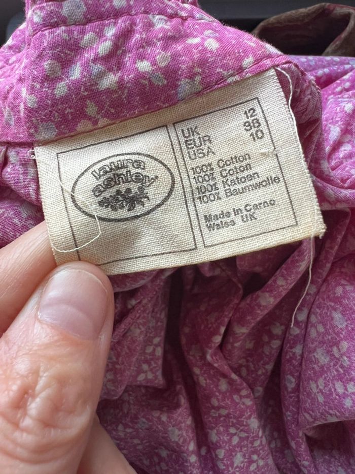 Chemise Laura Ashley cottagecore made in UK 🇬🇧 boho 70s romantic - Taille M - photo numéro 8