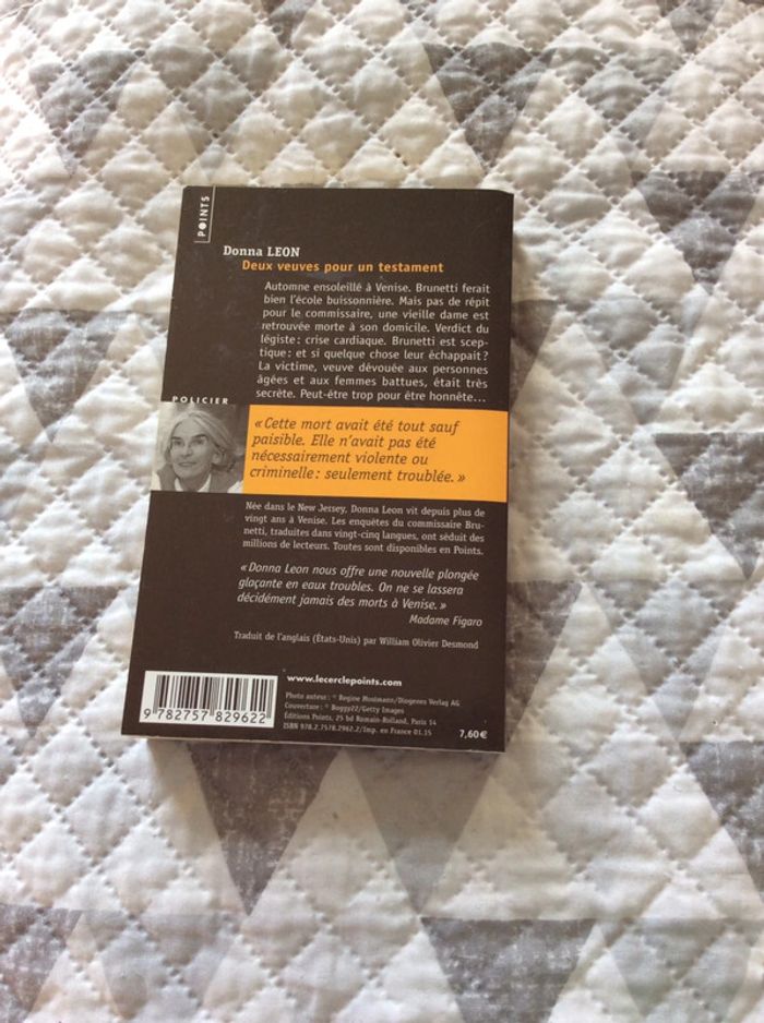 #deux veuves pour un testament Donna Léon - photo numéro 3