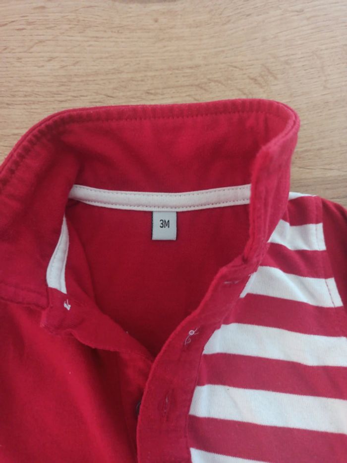 T-shirt manche longue 3 mois - photo numéro 2