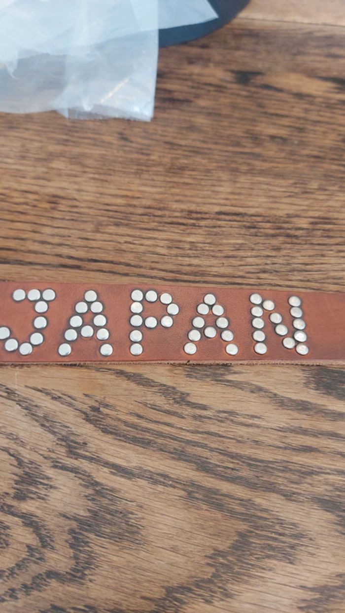 Ceinture Japan Rags cuir Marron 70cm - photo numéro 7
