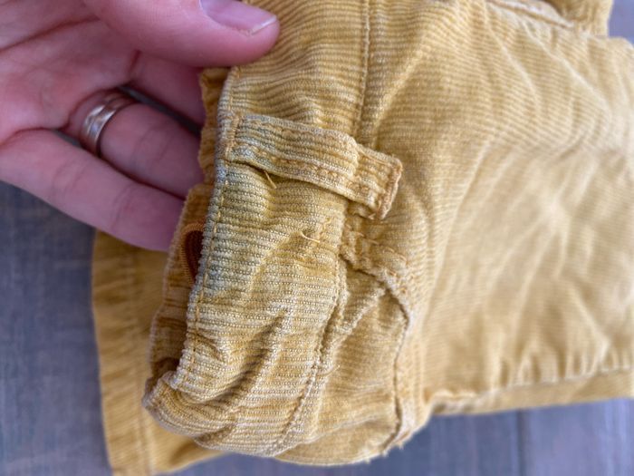 Pantalon pat et ripaton jaune moutarde 24 mois - photo numéro 3
