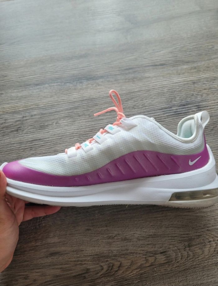 Chaussures Nike Air Max blanche et rose taille 41 - photo numéro 7