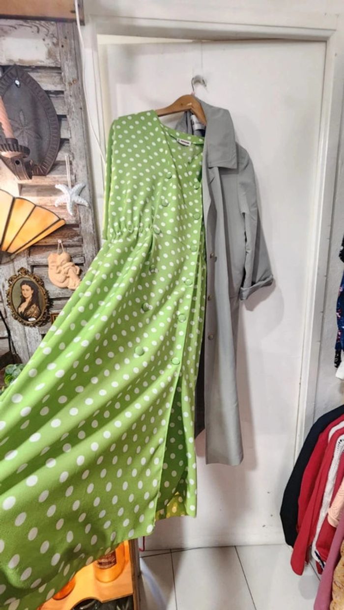 Superbe robe à pois fluide Rodier - photo numéro 4