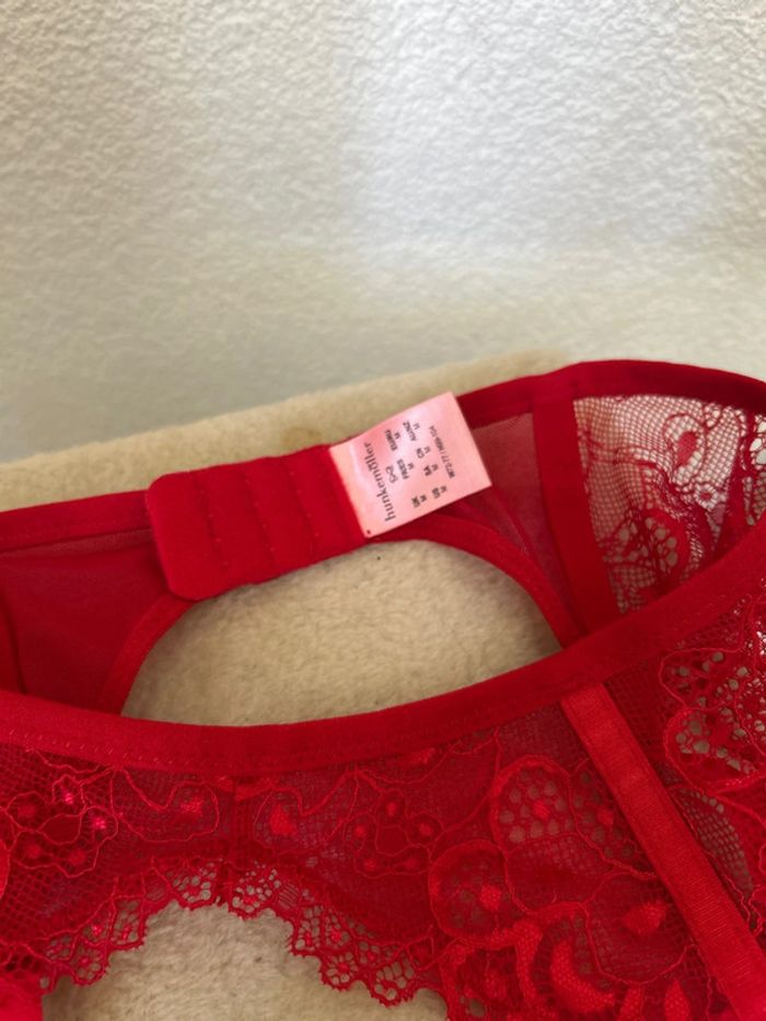 Ensemble lingerie Hunkemoller - rouge - photo numéro 5