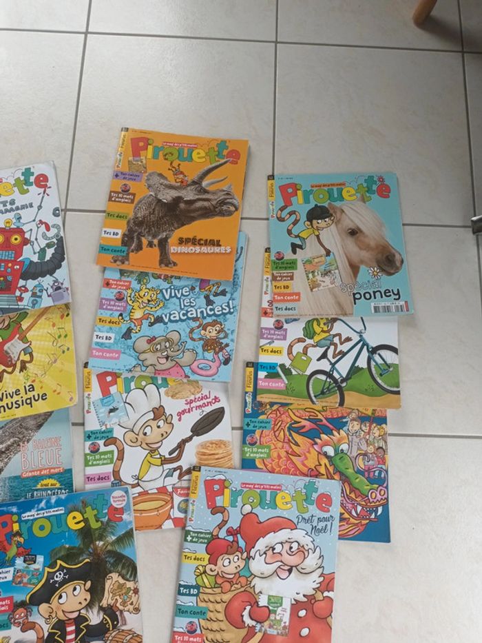 Lot de 11 magazines Pirouette pour enfants de 5 à 8 ans - photo numéro 2