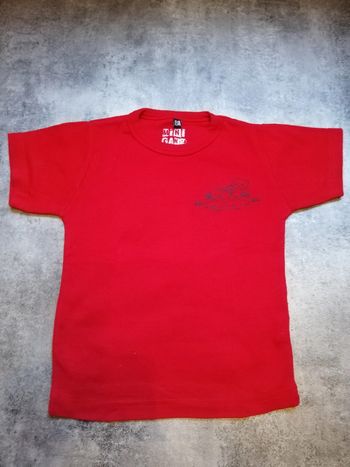 T-shirt rouge 4ans