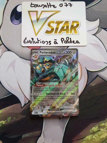 Carte pokémon Pachyradjah Ex PAL150