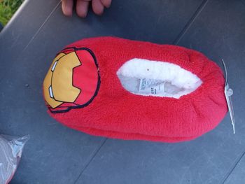 Chausson Avengers rouge taille 25 26