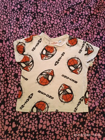 T-shirt spiderman