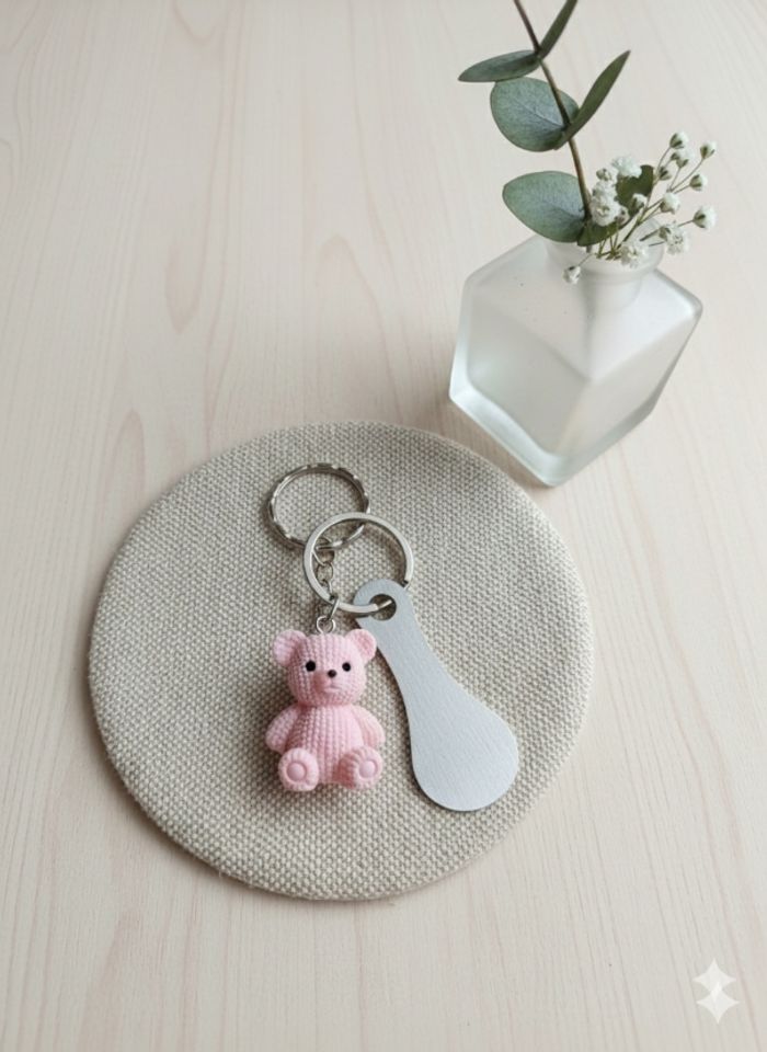 Porte clé avec jeton de caddie - photo numéro 3