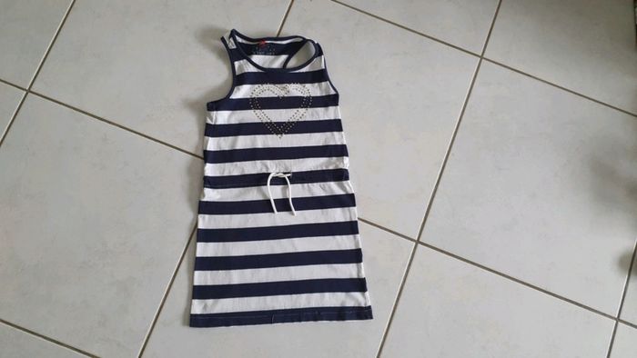 Robe rayée été fille 8 ans chla4