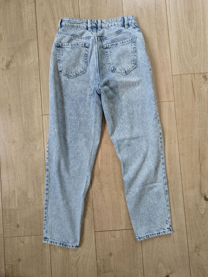 Jean droit délavé bleu clair – Pimkie – Taille 36 - photo numéro 4