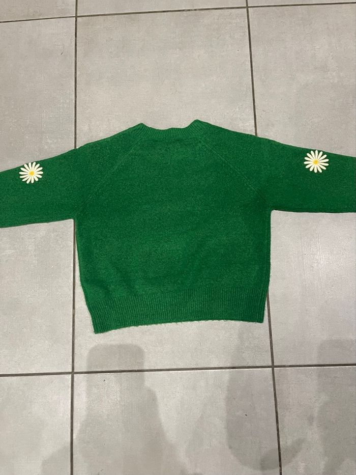 Joli pull doux chaud hiver fille fleur desigual - photo numéro 2