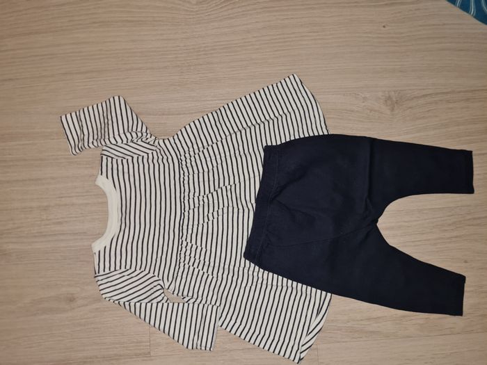 Ensemble petit bateau 6 mois