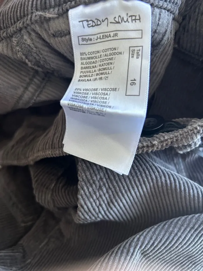 Jupevelour kaki Teddy Smith J-Lena 16ans - photo numéro 3