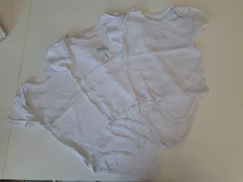 3 bodies blanc MC 3 ans Kiabi