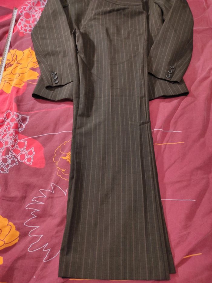 Costume tailleur marron Promod t42 neuf - photo numéro 4
