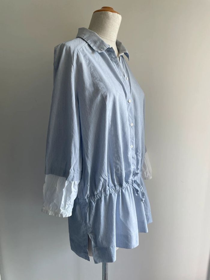 Blouse bleue Comptoir des Cotonniers 40