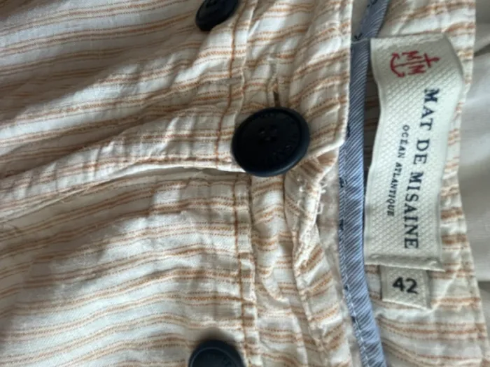 Pantalon 100% lin jambes larges Mat de Misaine - photo numéro 6