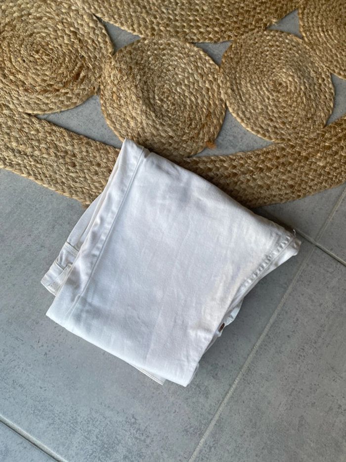 Pantacourt femme blanc - photo numéro 7
