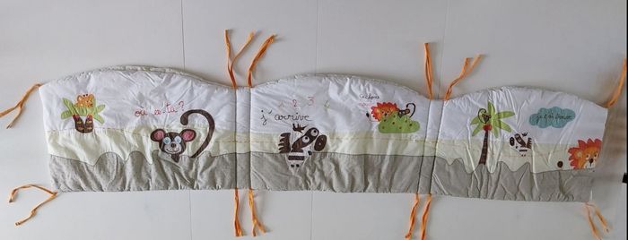 Ensemble tour de lit + drap housse vertbaudet