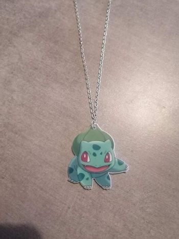 Collier argenté Bulbizard