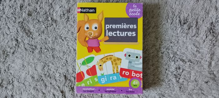 Jeu Nathan premières lectures