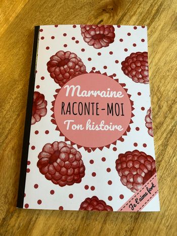 Marraine raconte-moi ton histoire - carnet souvenir unique
