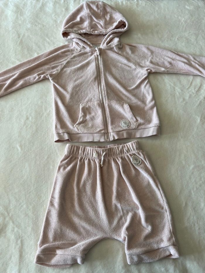 Ensemble short et sweat-shirt à capuche Lassig