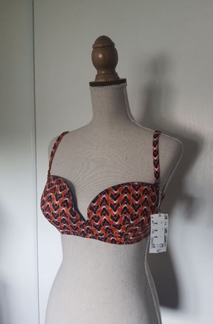 Haut maillot de bain Kiabi, imprimé, taille : XL (46-48), neuf